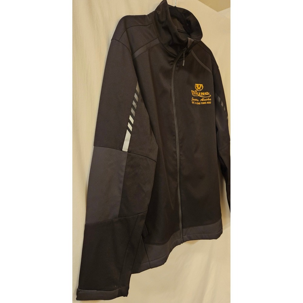 Alaska‎ Origin Mens The Viking Juneau Softshell Jacket Black Gray Large - Picture 6 of 15